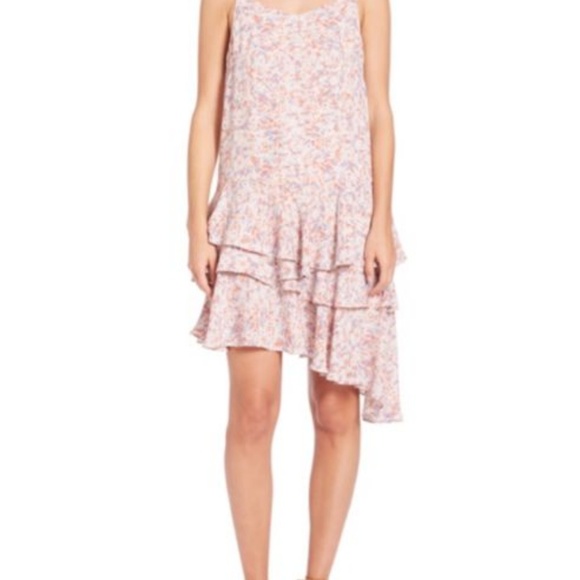 Prose & Poetry Floral Dress With Tiered Skirt - Picture 7 of 8